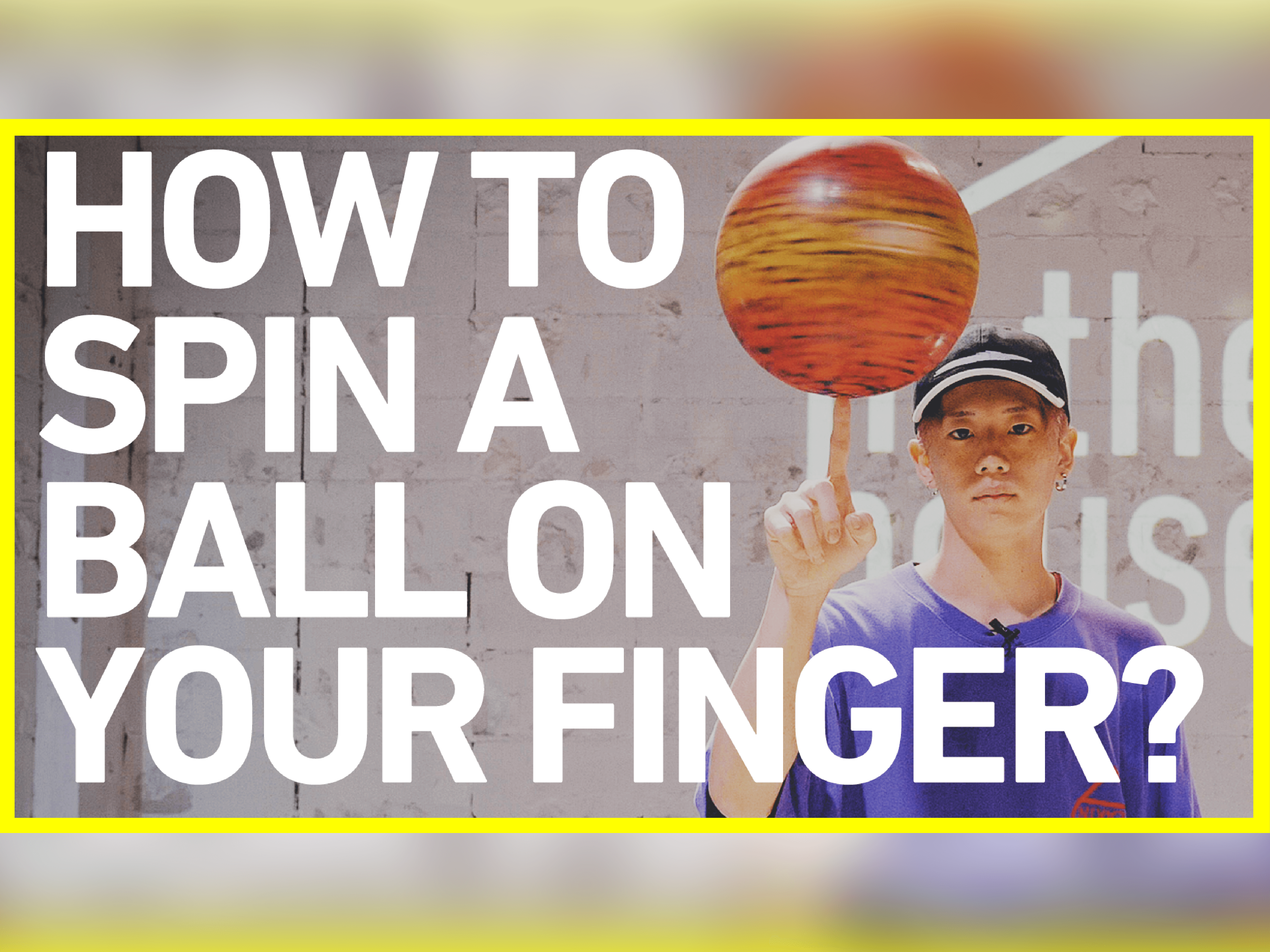 ボール回しのやり方 Fsbb Basics 1 How To Spin A Ball On Your Finger Freestyle Basketball インザハウス 駅徒歩30秒の新宿最安レンタルスタジオ Inthehouse